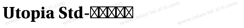 Utopia Std字体转换